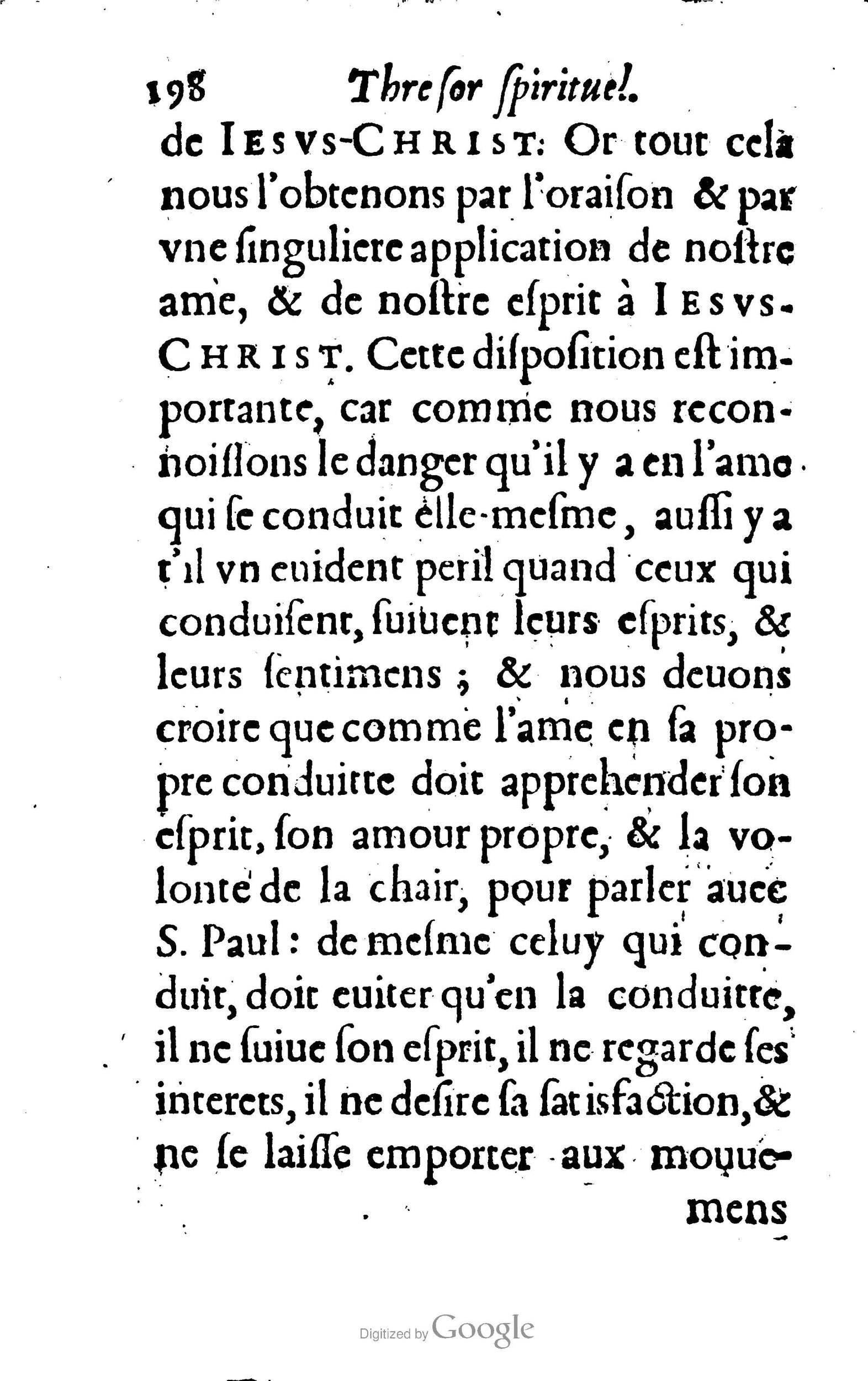 1633 - François Waudré - Trésor spirituel contenant les excellences du christianisme - BM Lyon