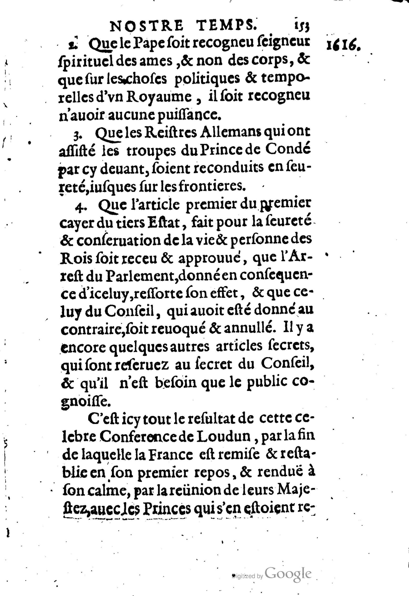 1623 - Joseph Bouillerot - Trésor de l’histoire générale de notre temps - BM Lyon