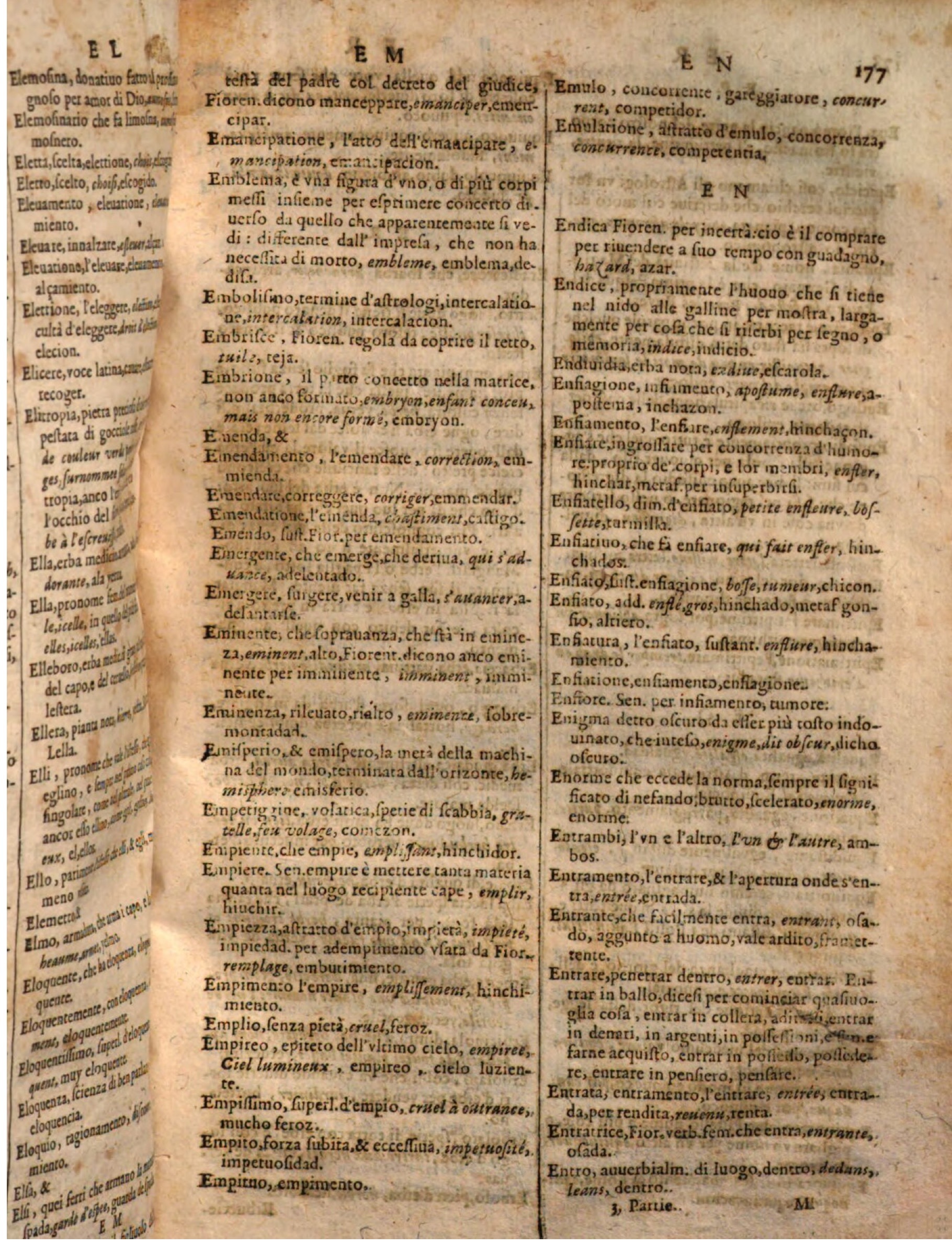 1644 - Jacques Crespin - Trésor des trois langues - Passau 1644 - Jacques Crespin - Trésor des trois langues - Passau