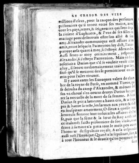 1574 - Benoît Rigaud - Trésor des vies de Plutarque - Avignon