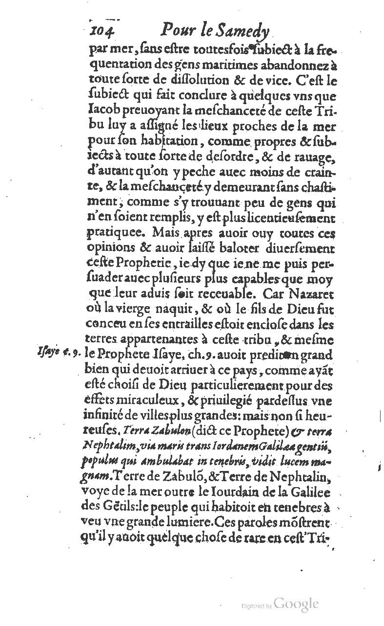 1607 - Nicolas Du Fossé - Trésor quadragésimal - T 01 - BM Lyon