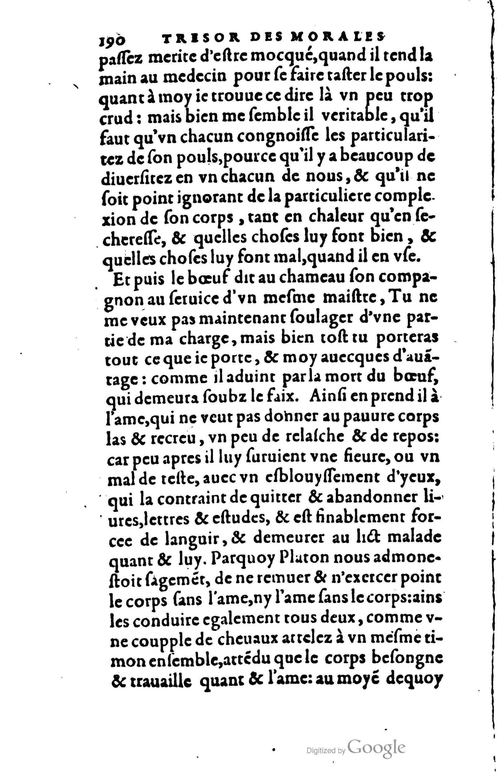 1578 - Jean Poupy - Trésor des morales de Plutarque - BSB Munich