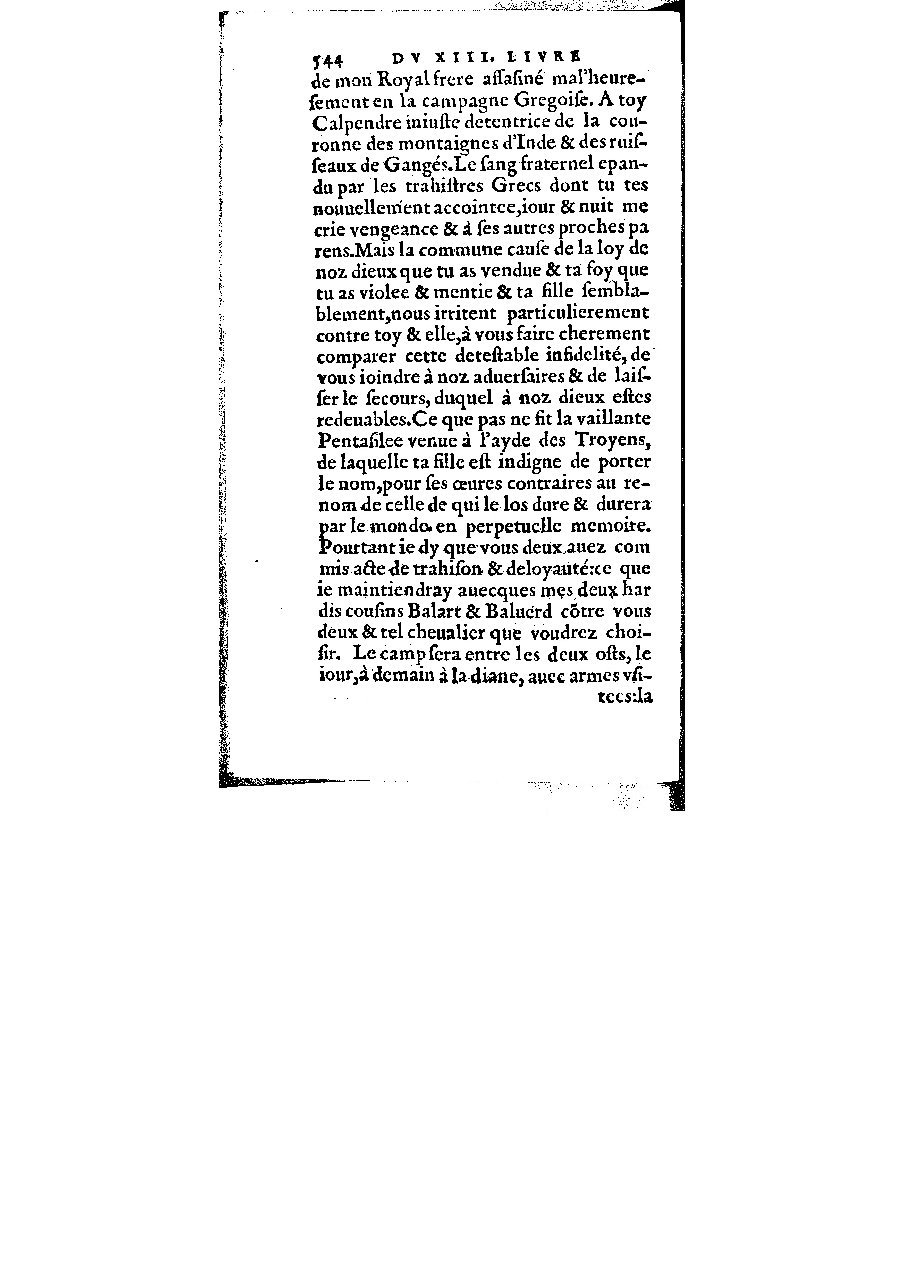 1572 - Veuve Gabriel Cotier - Trésor des Amadis - BM Lyon