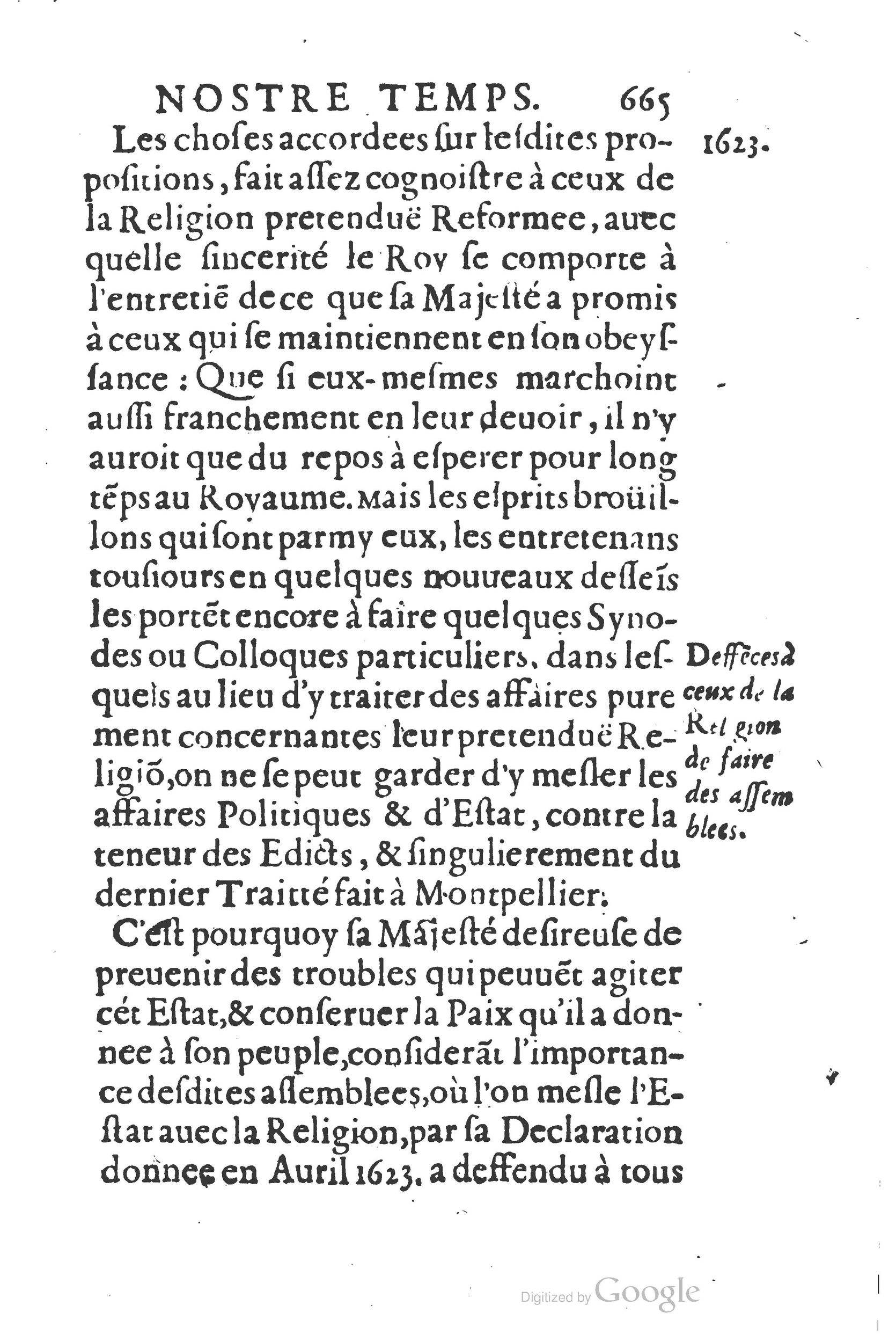 1626 - Joseph Bouillerot - Trésor de l’histoire générale de notre temps - BSB Munich