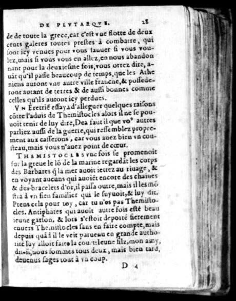 1574 - Benoît Rigaud - Trésor des vies de Plutarque - Avignon