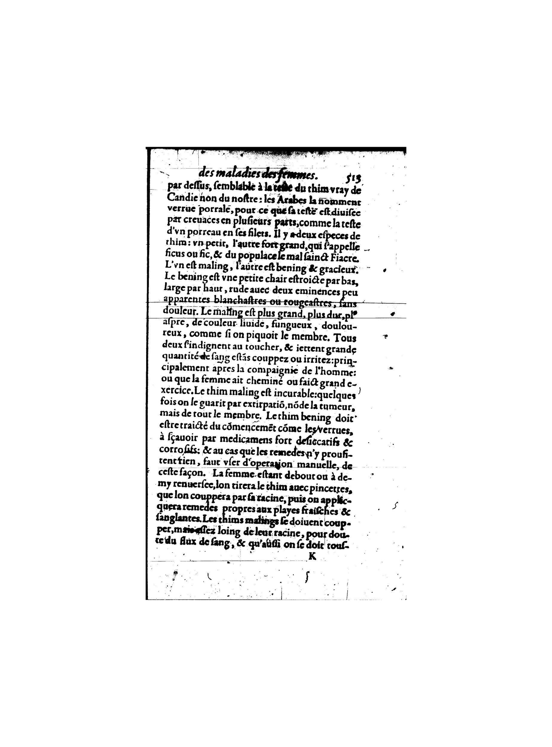 1587 - Jacques du Puis - Trésor des remèdes secrets pour les maladies des femmes - BnF