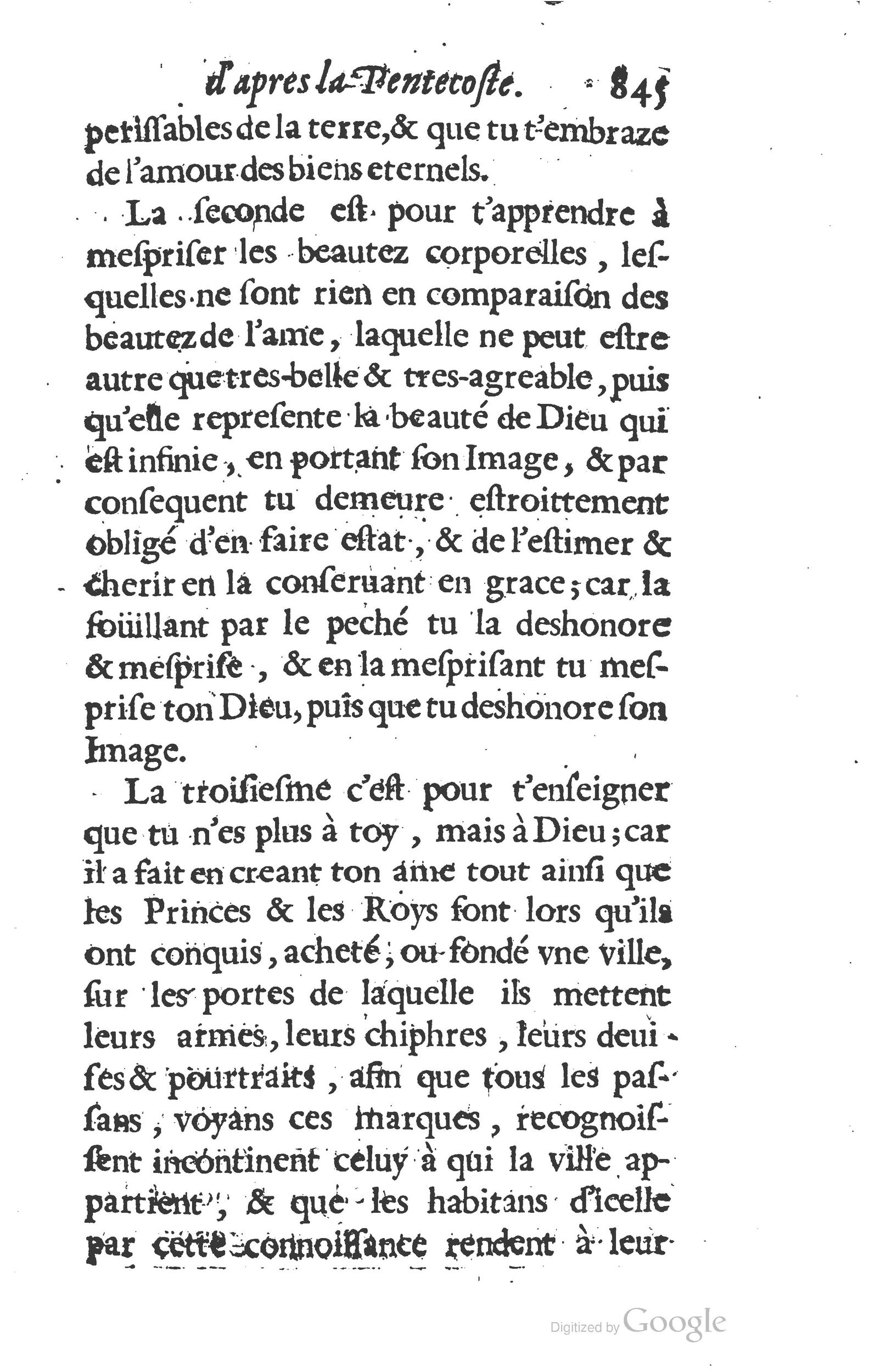 1629 - Manassés de Préaulx - Sermons ou Trésors de la piété chrétienne - BM Lyon