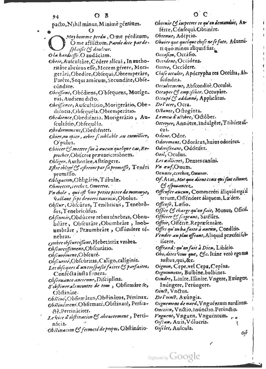 1564 - Henri Hylaire et Louis Cloquemin - Trésor des mots et traits français - BSB Munich