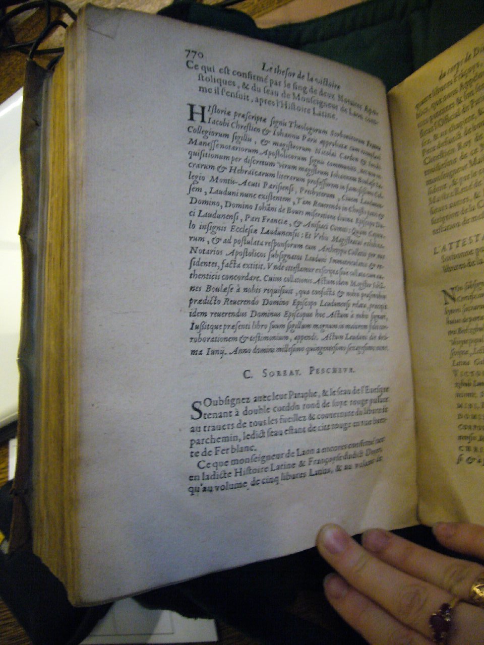 1578 - Nicolas Chesneau - Trésor et entière histoire de la triomphante victoire du corps de Dieu sur l’esprit malin - BnF Arsenal