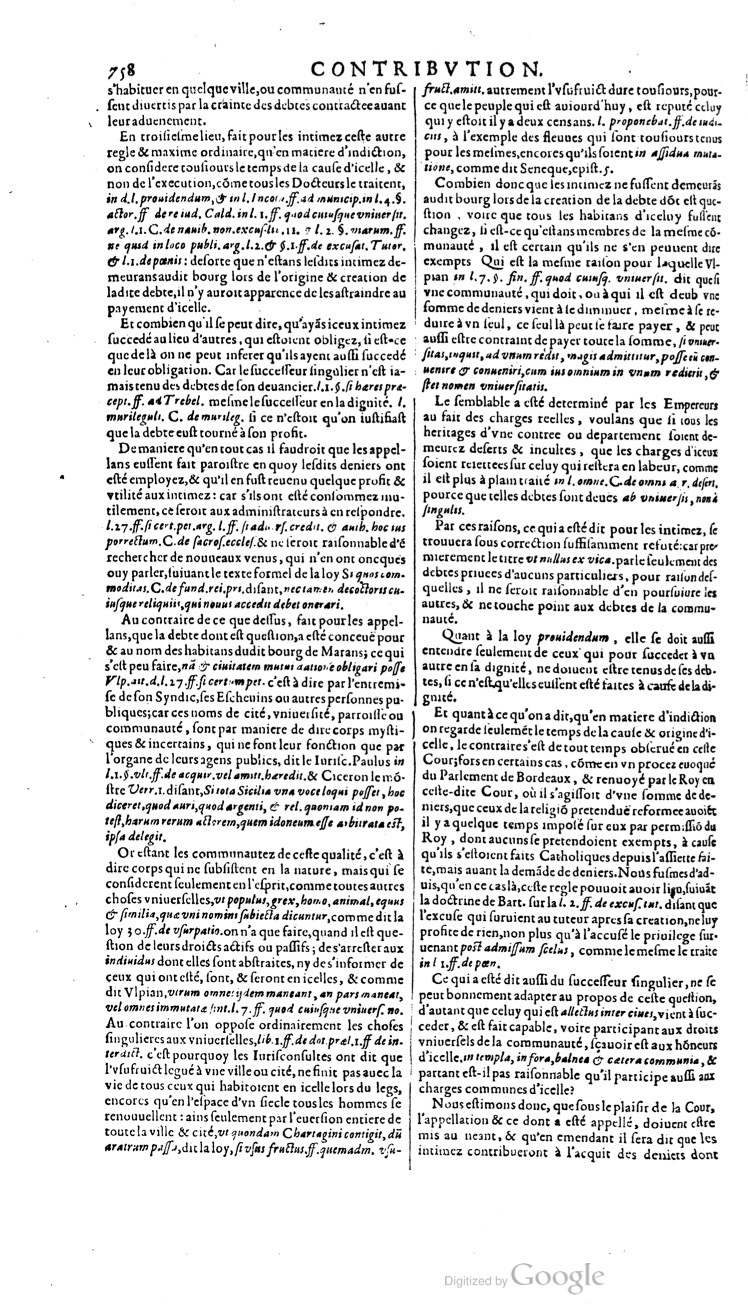 1629 - Veuve Nicolas Buon - Trésor du droit français (21754 T. 1) - BM Lyon 1629 - Veuve Nicolas Buon - Trésor du droit français (21754 T. 1) - BM Lyon