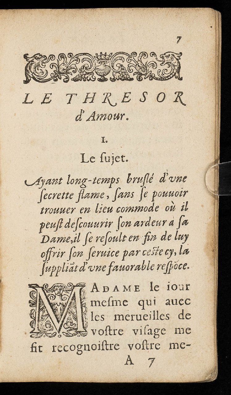 1597 - Thibaud Ancelin - Trésor d’amour - Stuttgart