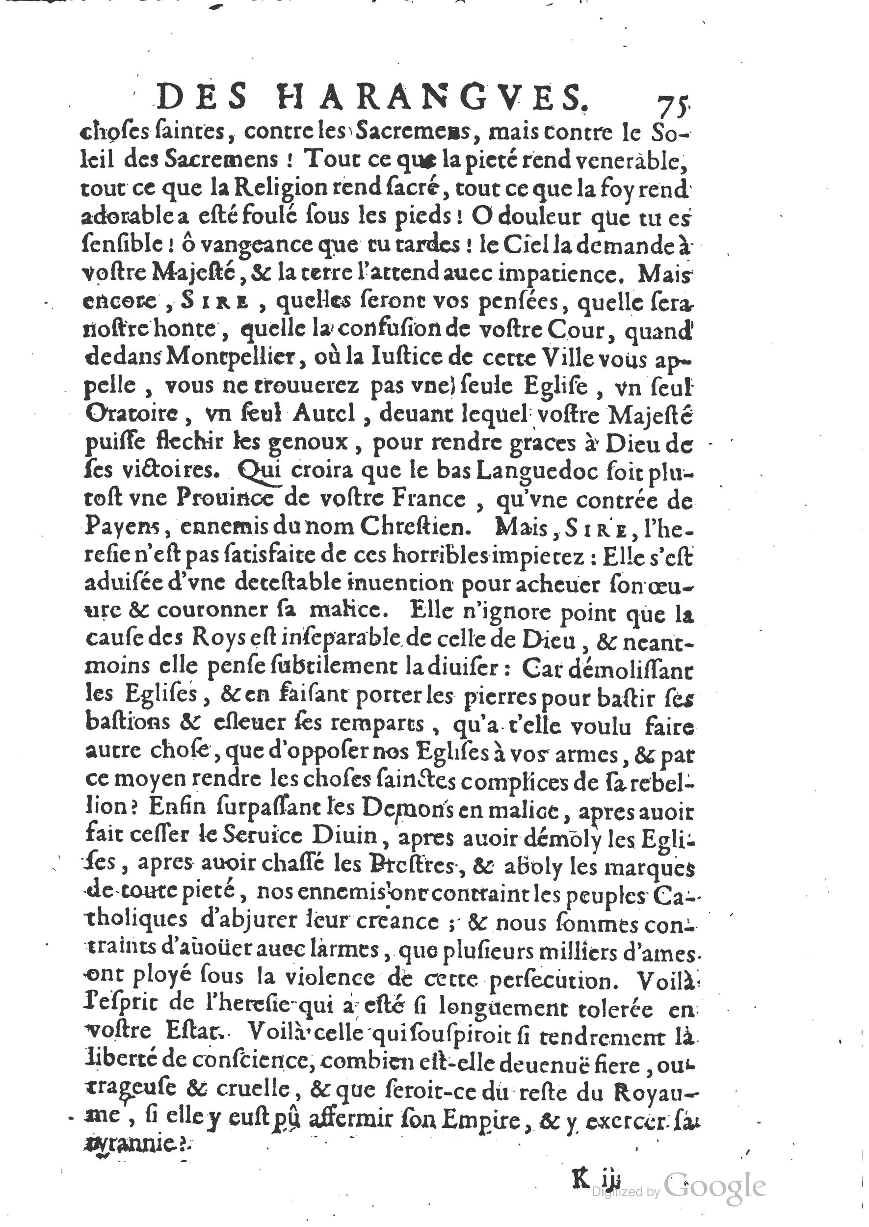 1654 - Michel Bobin - Trésor des harangues, remontrances et oraisons funèbres - BM Lyon