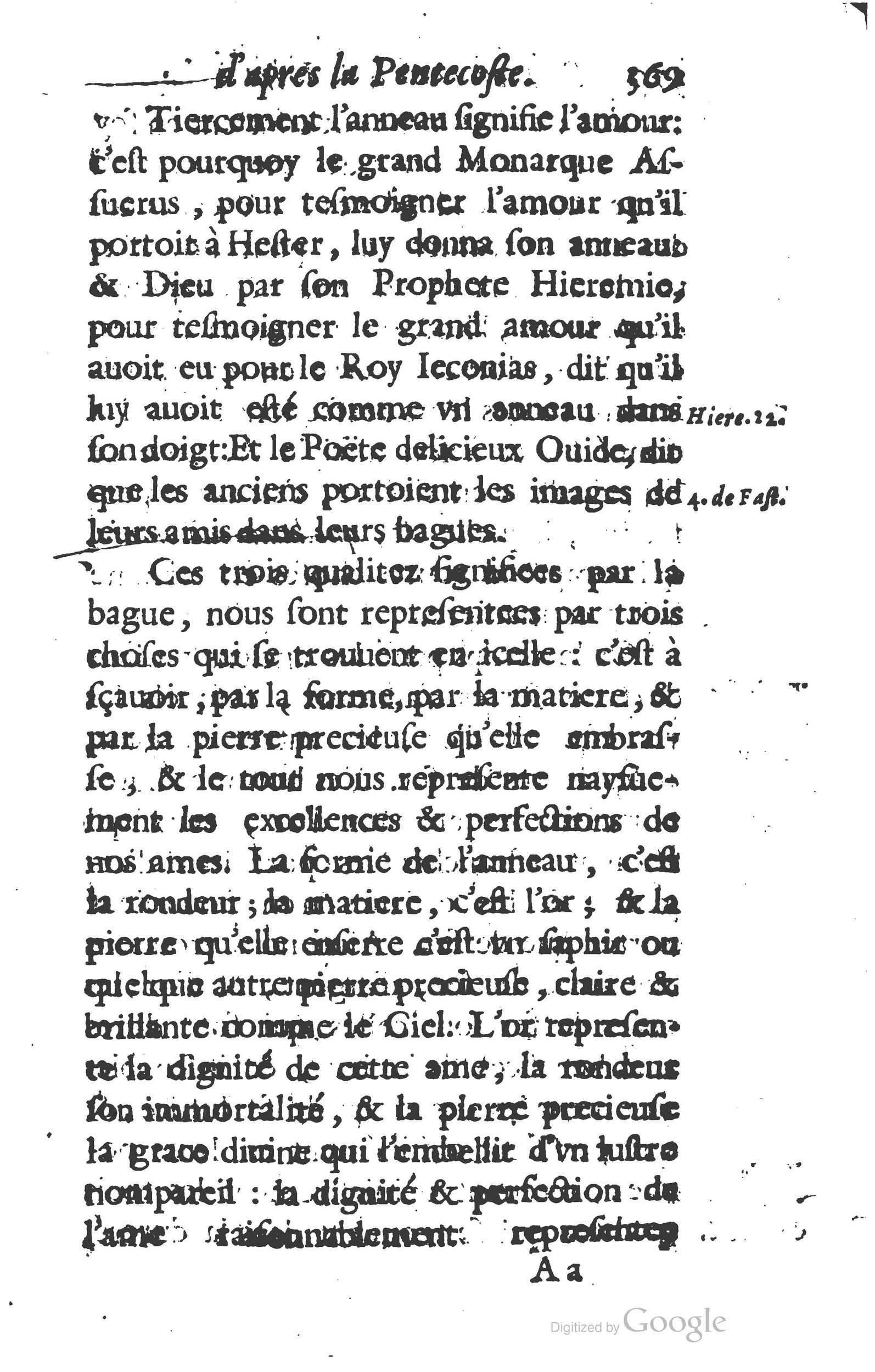 1629 - Manassés de Préaulx - Sermons ou Trésors de la piété chrétienne - BM Lyon