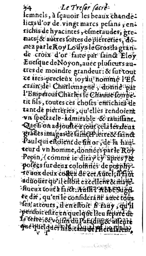 1646 - Jean Billaine - Trésor sacré ou inventaire des saintes reliques - BM Lyon 1646 - Jean Billaine - Trésor sacré ou inventaire des saintes reliques - BM Lyon