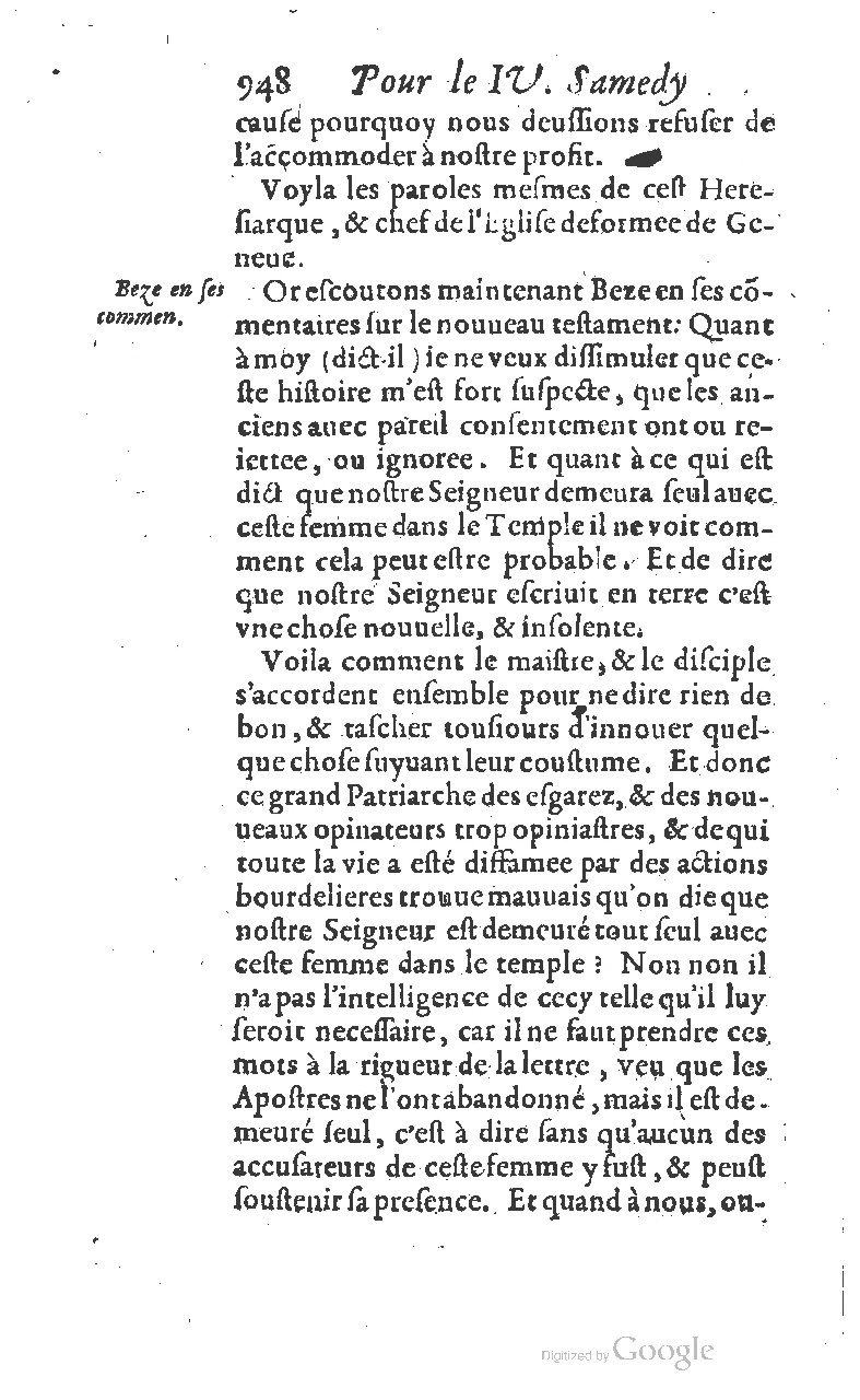 1607 - Nicolas Du Fossé - Trésor quadragésimal - T 01 - BM Lyon