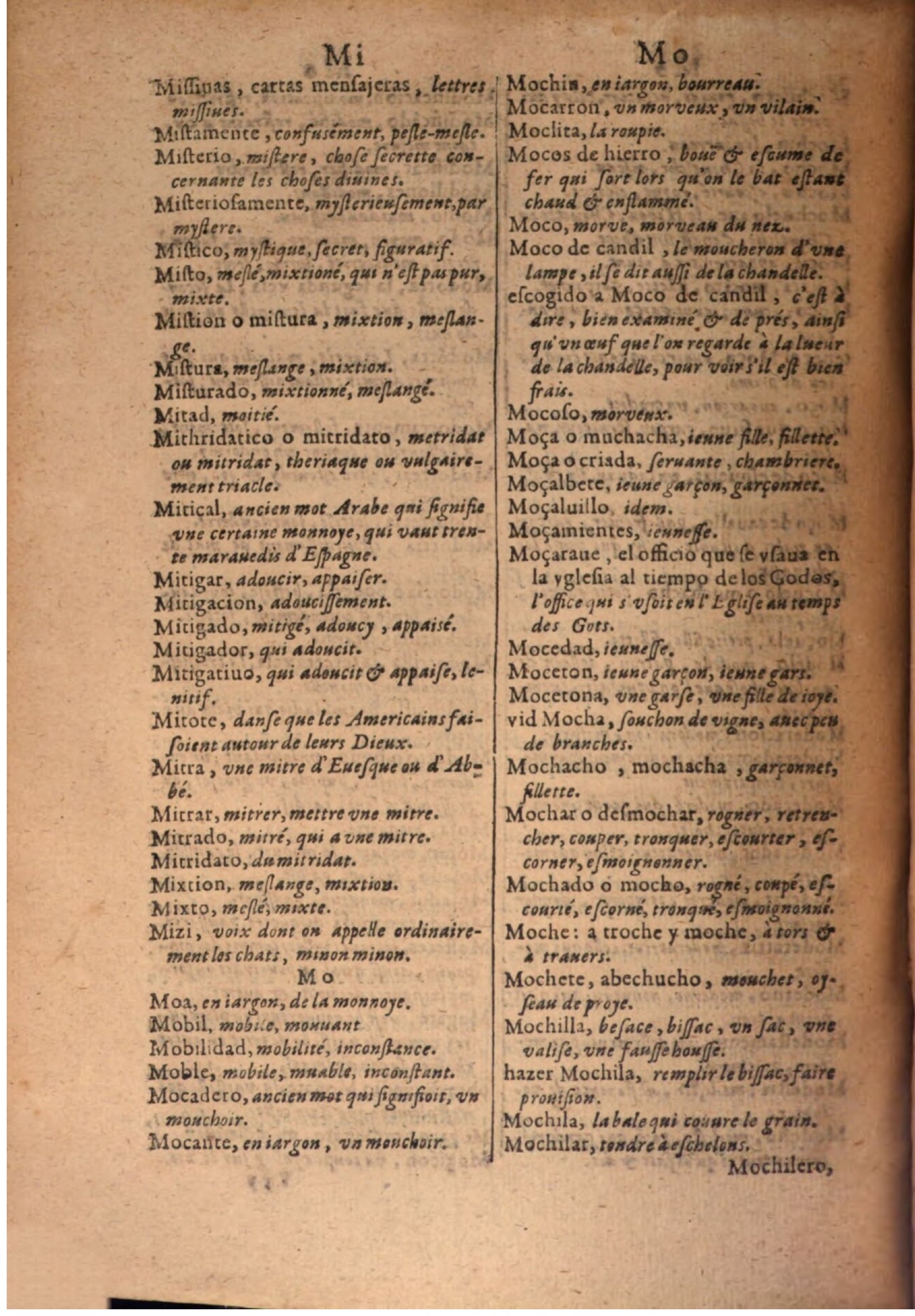 1645 - A. de Sommaville et A. Courbé - Trésor des deux langues espagnole et française - BSB Munich 1645 - A. de Sommaville et A. Courbé - Trésor des deux langues espagnole et française - BSB Munich