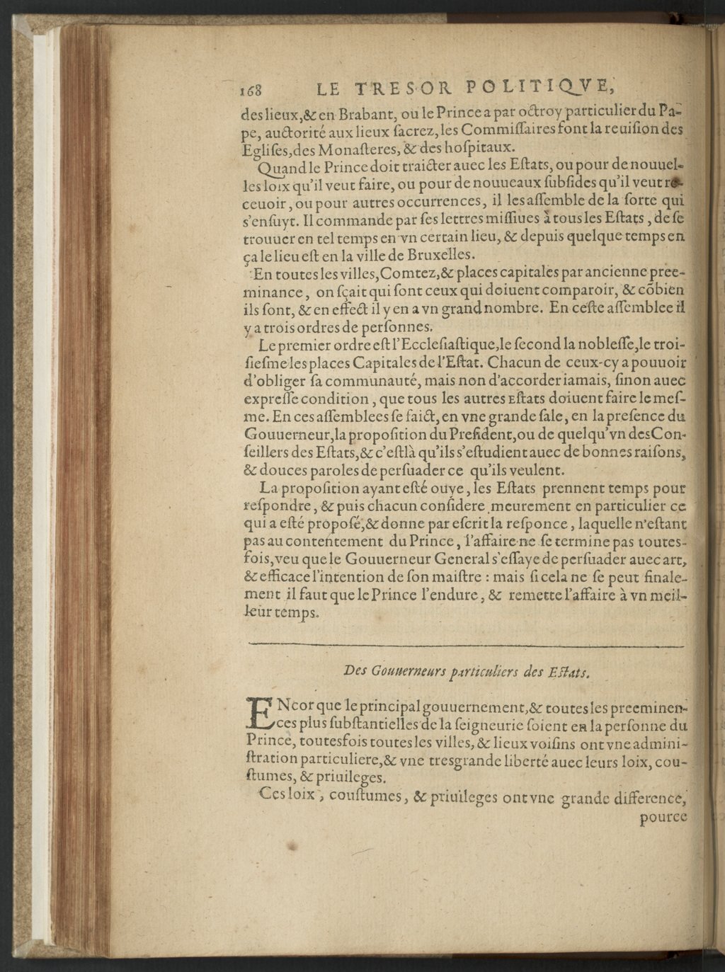 1608 - Nicolas Du Fossé - Trésor politique - BnF Tolbiac
