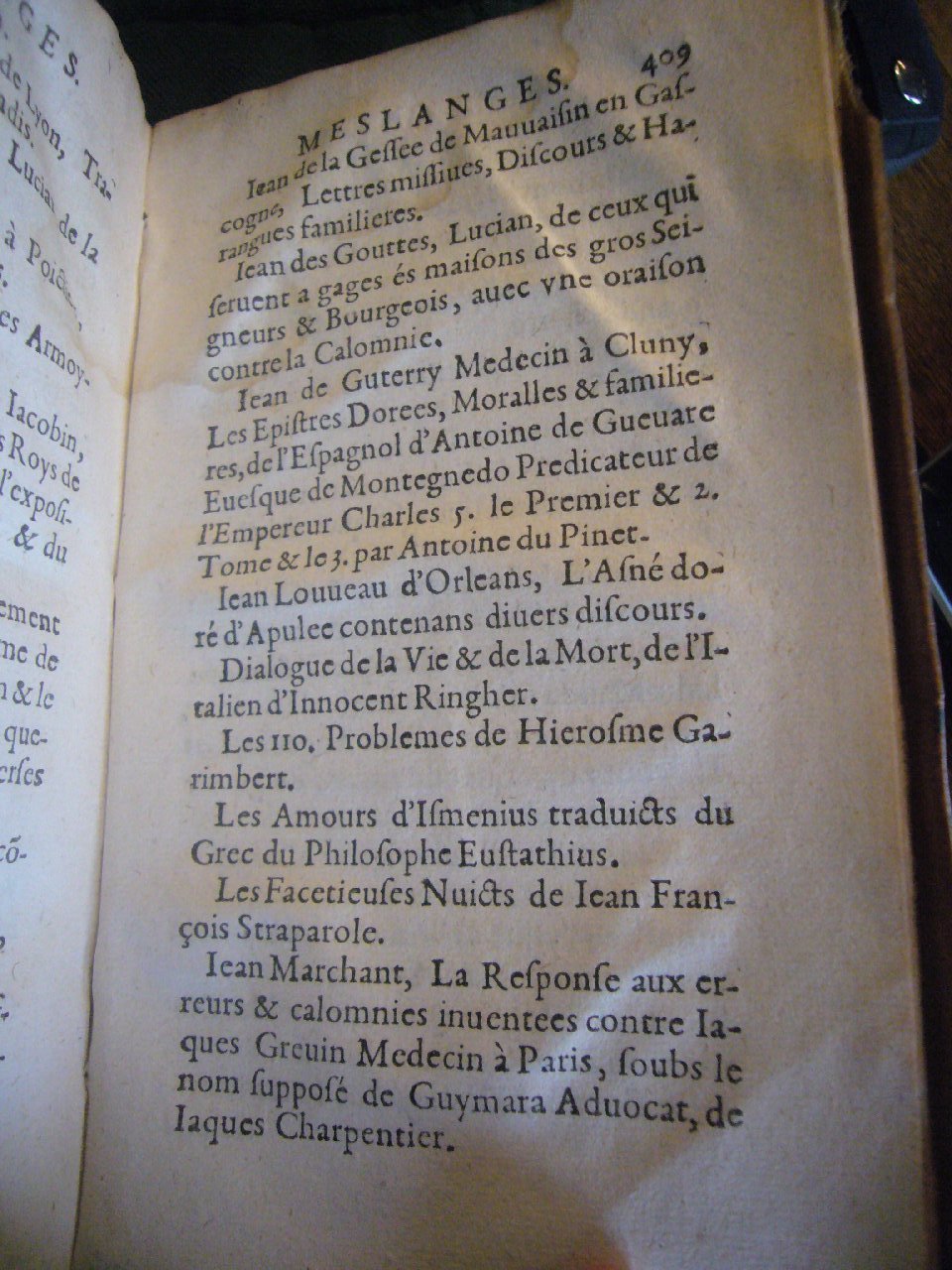 1602 - François Jacquin - Trésor des bons esprits français - BnF Arsenal