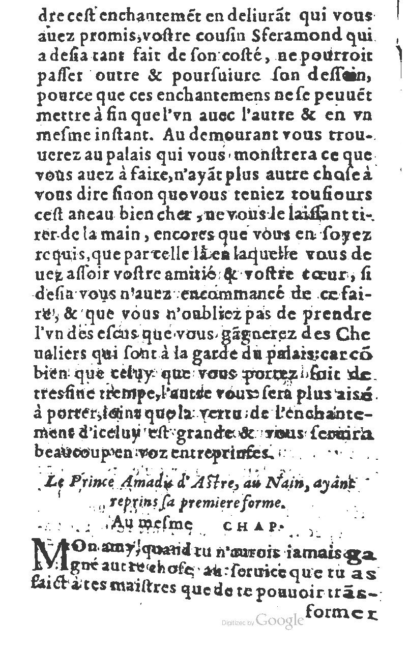 1582 - Jean Huguetan - Trésor des Amadis T. 1 - BM Lyon