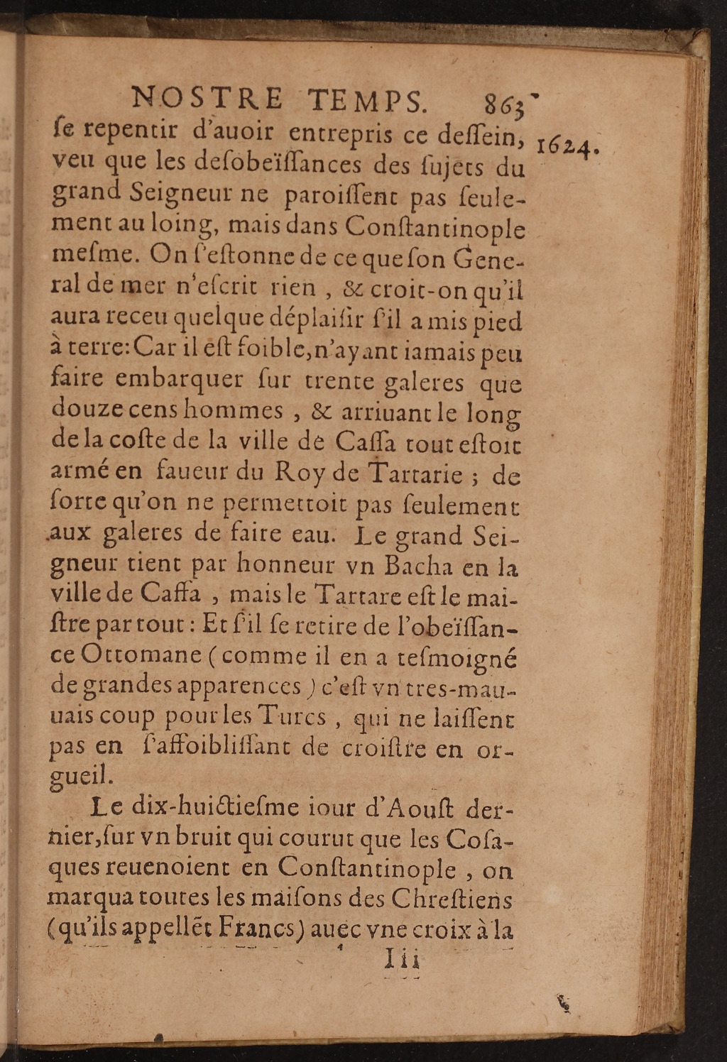 1626 - Joseph Bouillerot - Trésor de l’histoire générale de notre temps - BnF Arsenal