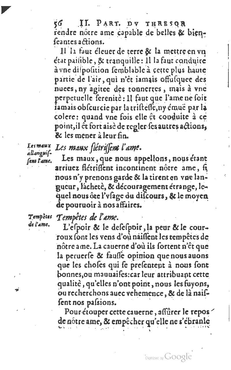 1610 - Louis Coste - Trésor de l’éloquence française (Seconde partie) - BM Lyon