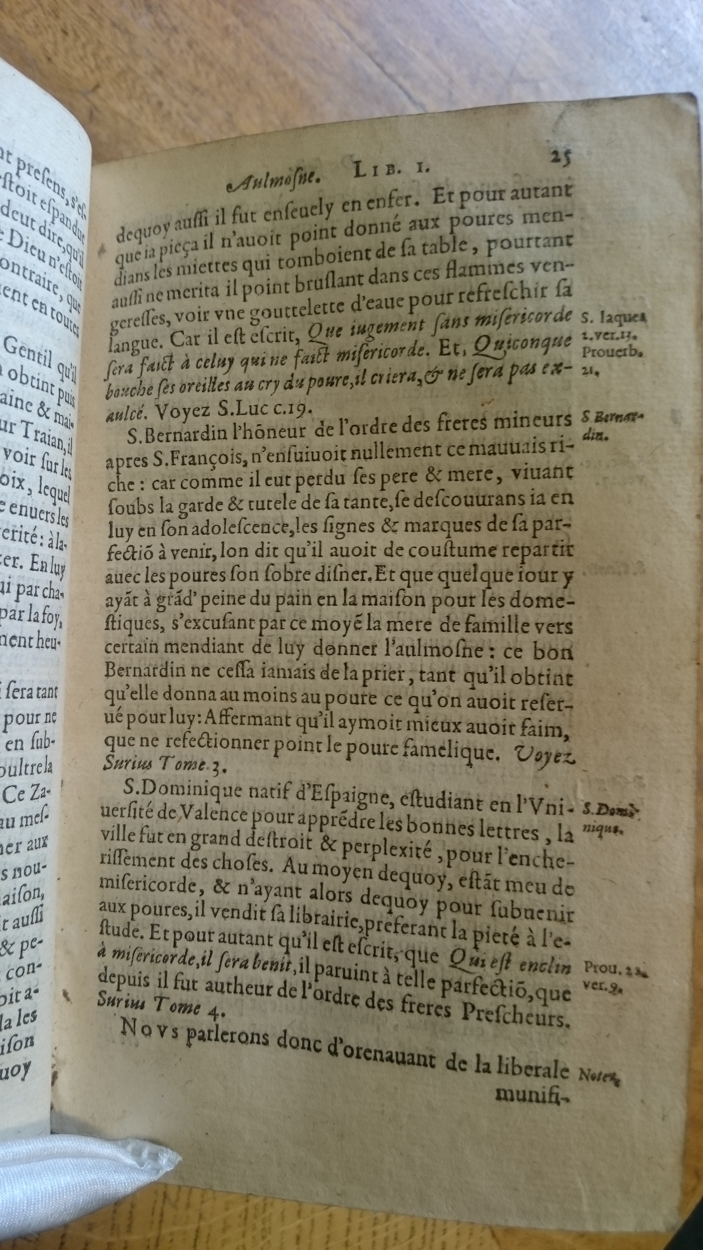 1585 - Jean Bogard - Trésor des faits et dits mémorables des hommes saints et illustres - Douai Quincy