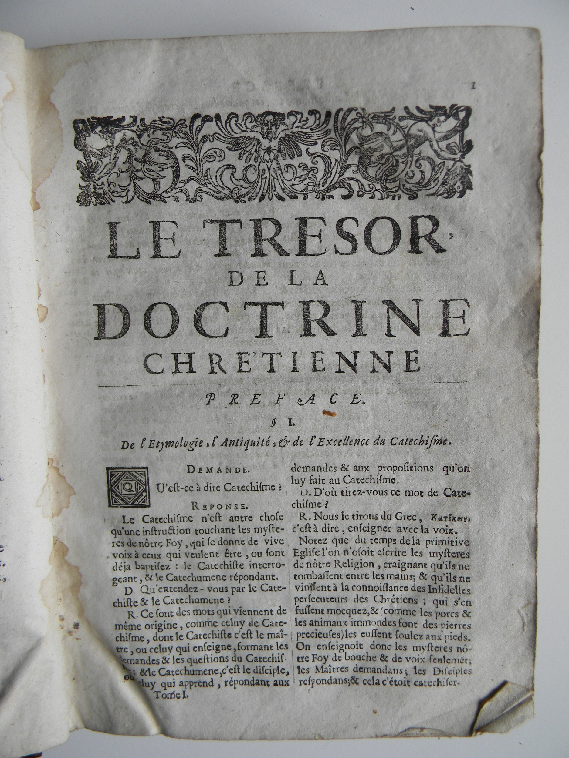 1595 - Guillaume Machuel - Trésor de la doctrine chrétienne - Verneuil-sur-Avre