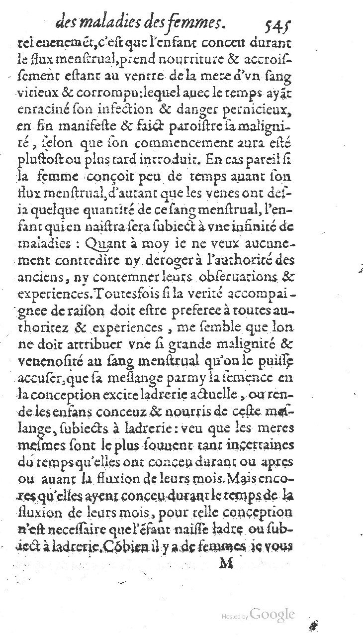 1585 - Jacques du Puis - Trésor des remèdes secrets pour les maladies des femmes - BnF