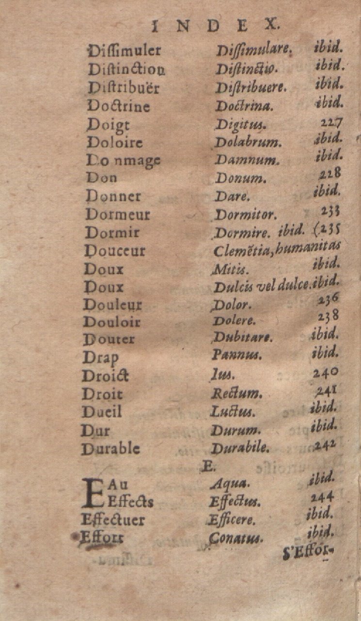 1612 - Dominicus Custos - Trésor des proverbes français  - Bibliopol-Olomuc