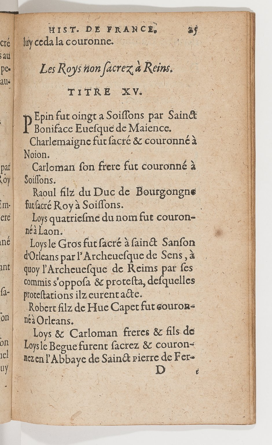 1583 - Galiot Corrozet - Trésor des histoires de France - BnF