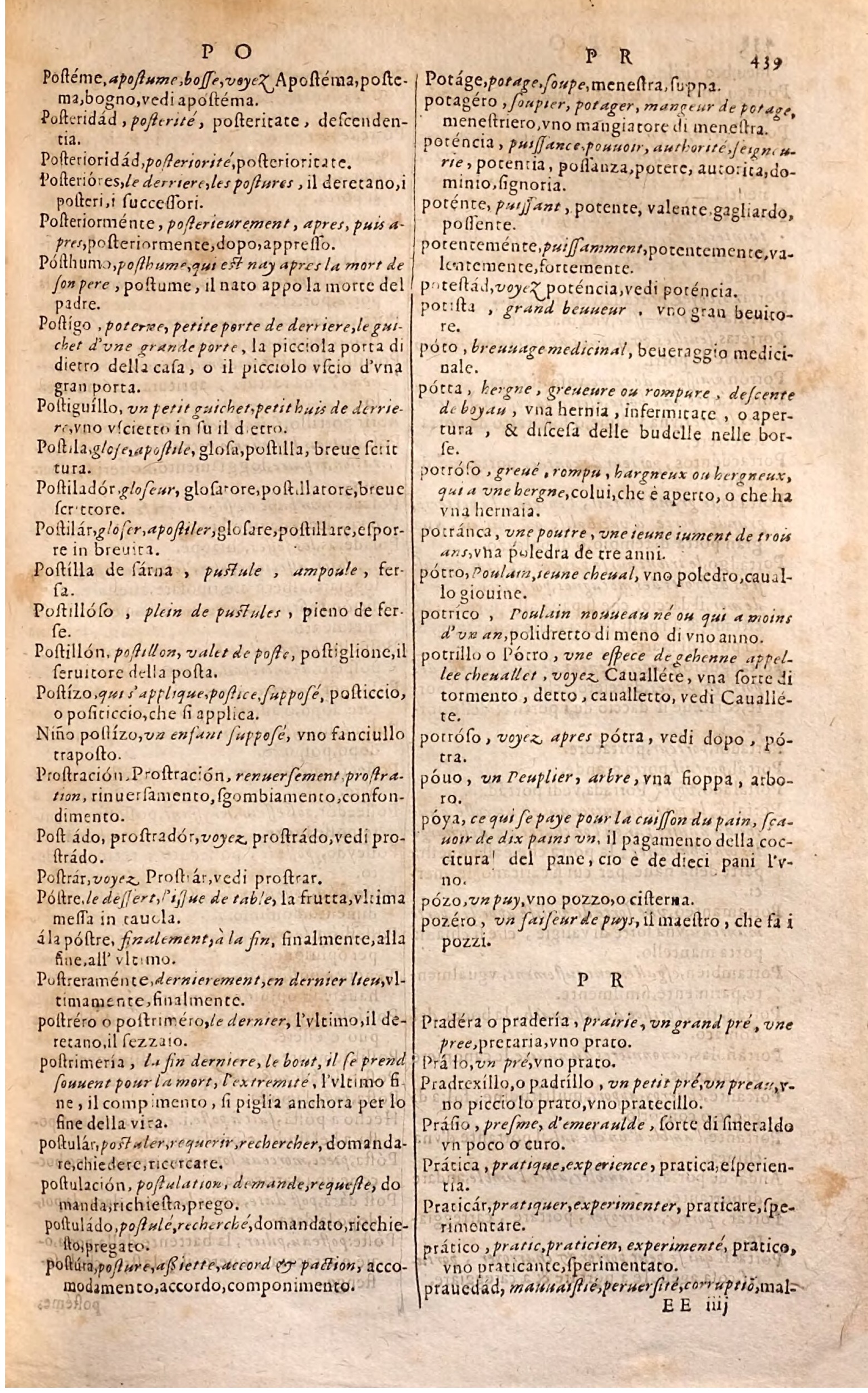 1627 - Jacques Crespin - Trésor des trois langues - Regensburg