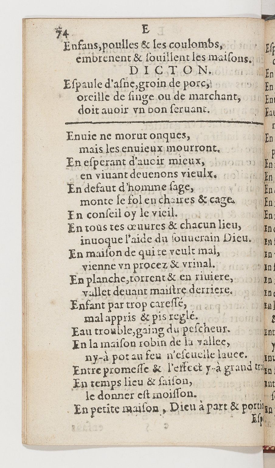 1577 - Jean d’Ogerolles - Trésor de sentences dorées - BnF Arsenal