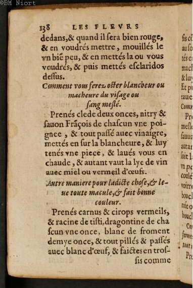 1586 - Benoît Rigaud - Trésor des fleurs et secrets de médecine - Université Paris Cité