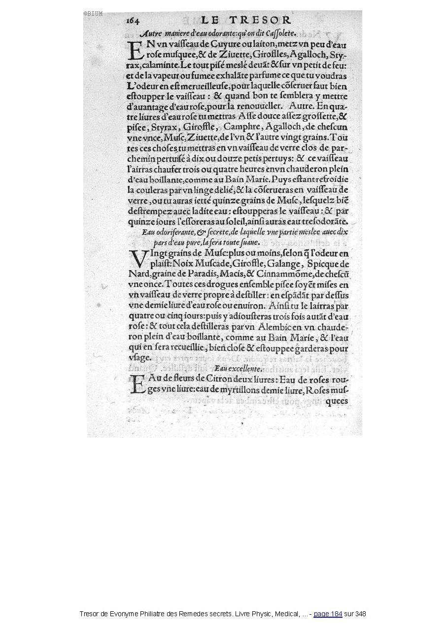 1555 - Balthazar Arnoullet - Trésor d’Évonyme Philiatre - Université Paris Cité