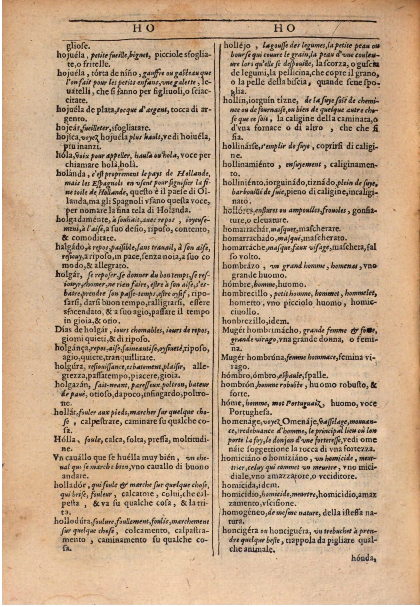 1609 - Philippe Albert et Alexandre Pernet - Trésor des trois langues française, italienne et espagnole (Première partie) - BSB Munich 1609 - Philippe Albert et Alexandre Pernet - Trésor des trois langues française, italienne et espagnole (Première partie) - BSB Munich