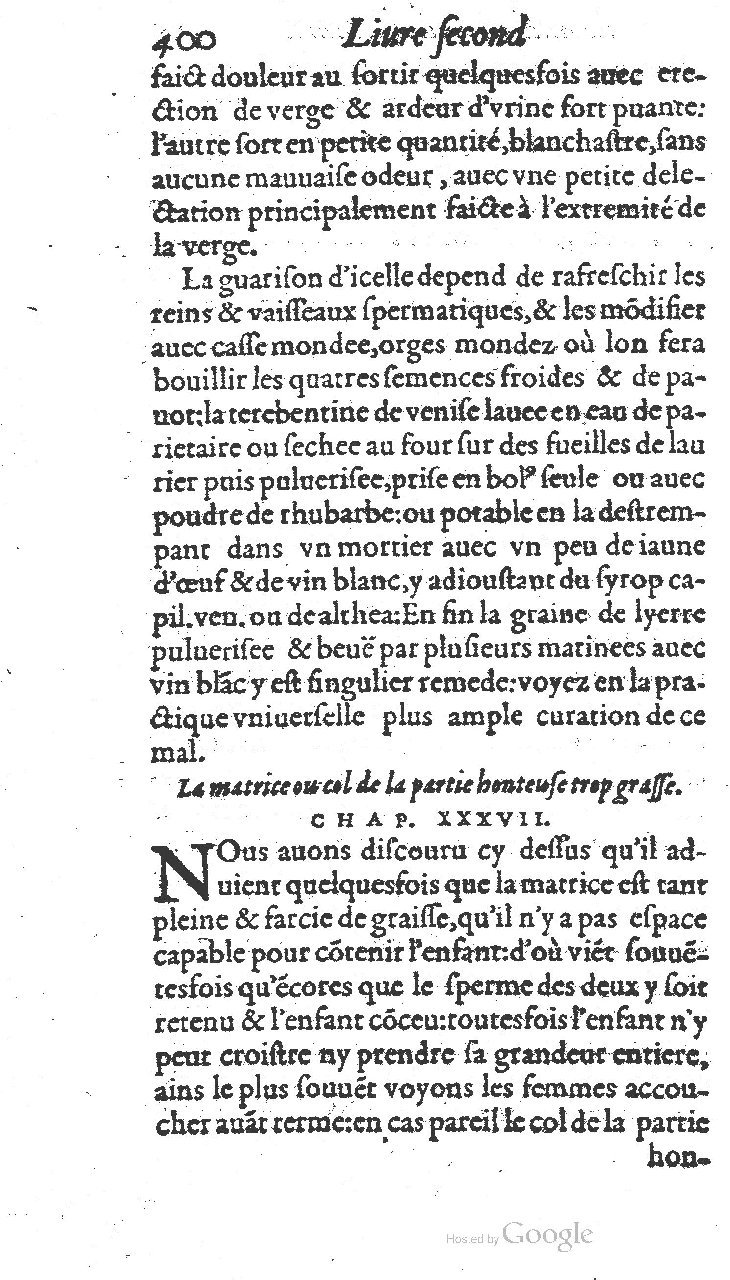1585 - Jacques du Puis - Trésor des remèdes secrets pour les maladies des femmes - BnF 1585 - Jacques du Puis - Trésor des remèdes secrets pour les maladies des femmes - BnF