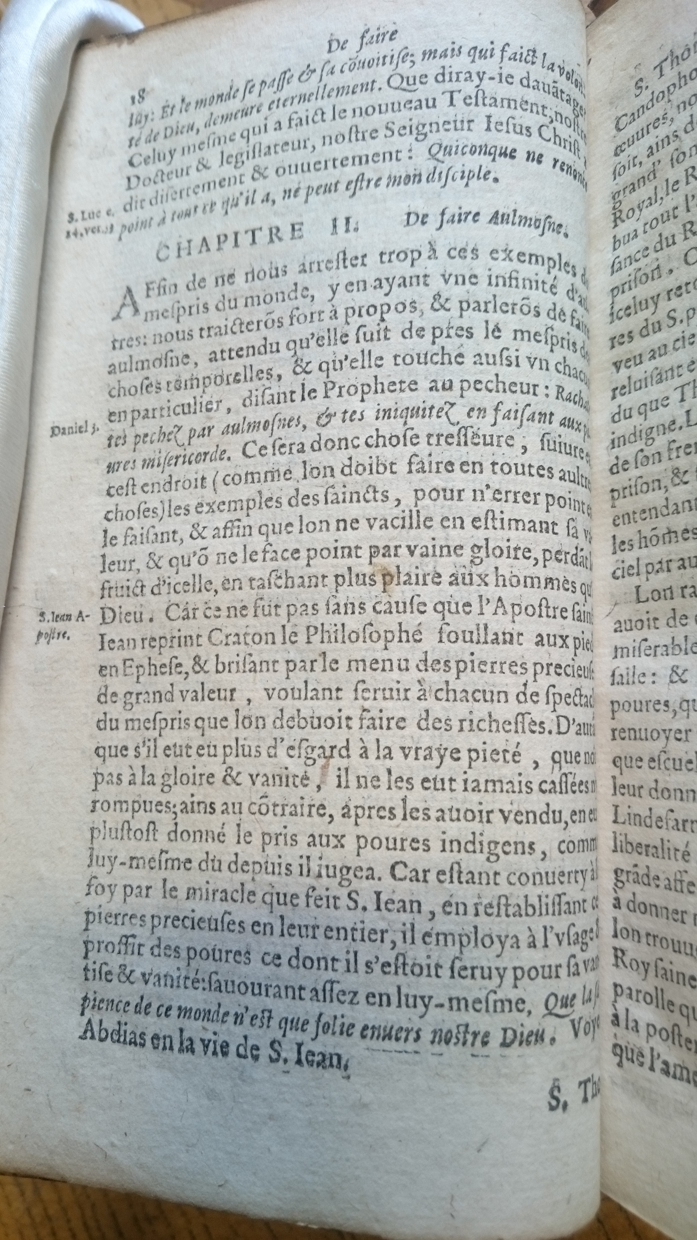 1599 - Balthazar Bellère - Trésor des faits et dits mémorables des hommes saints et illustres - Douai Quincy