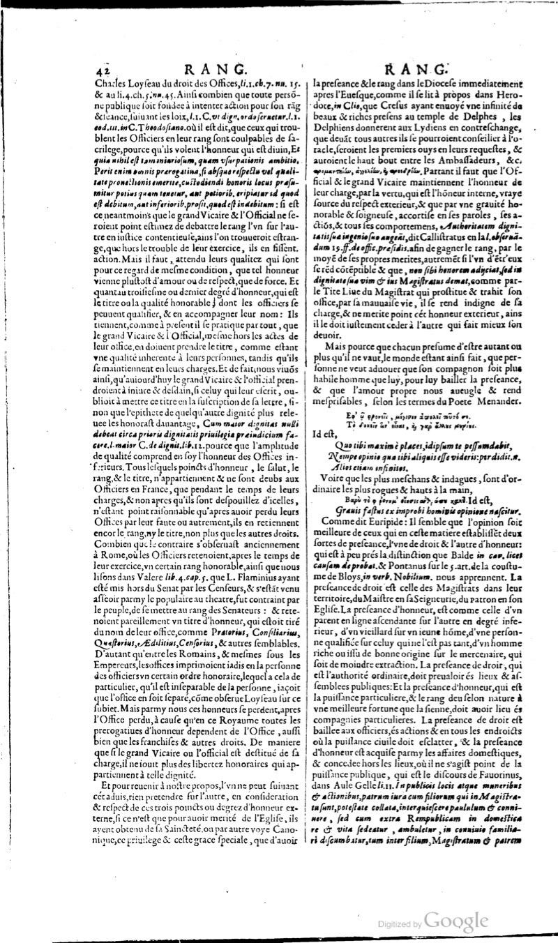 1629 - Veuve Nicolas Buon - Trésor du droit français (21754 T. 3) - BM Lyon