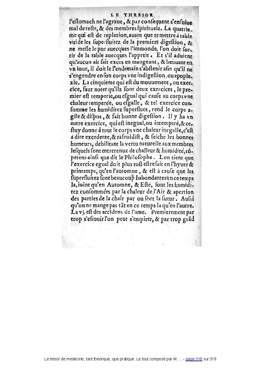 1560 - Pierre et Jan Moine - Trésor de médecine - Université Paris Cité