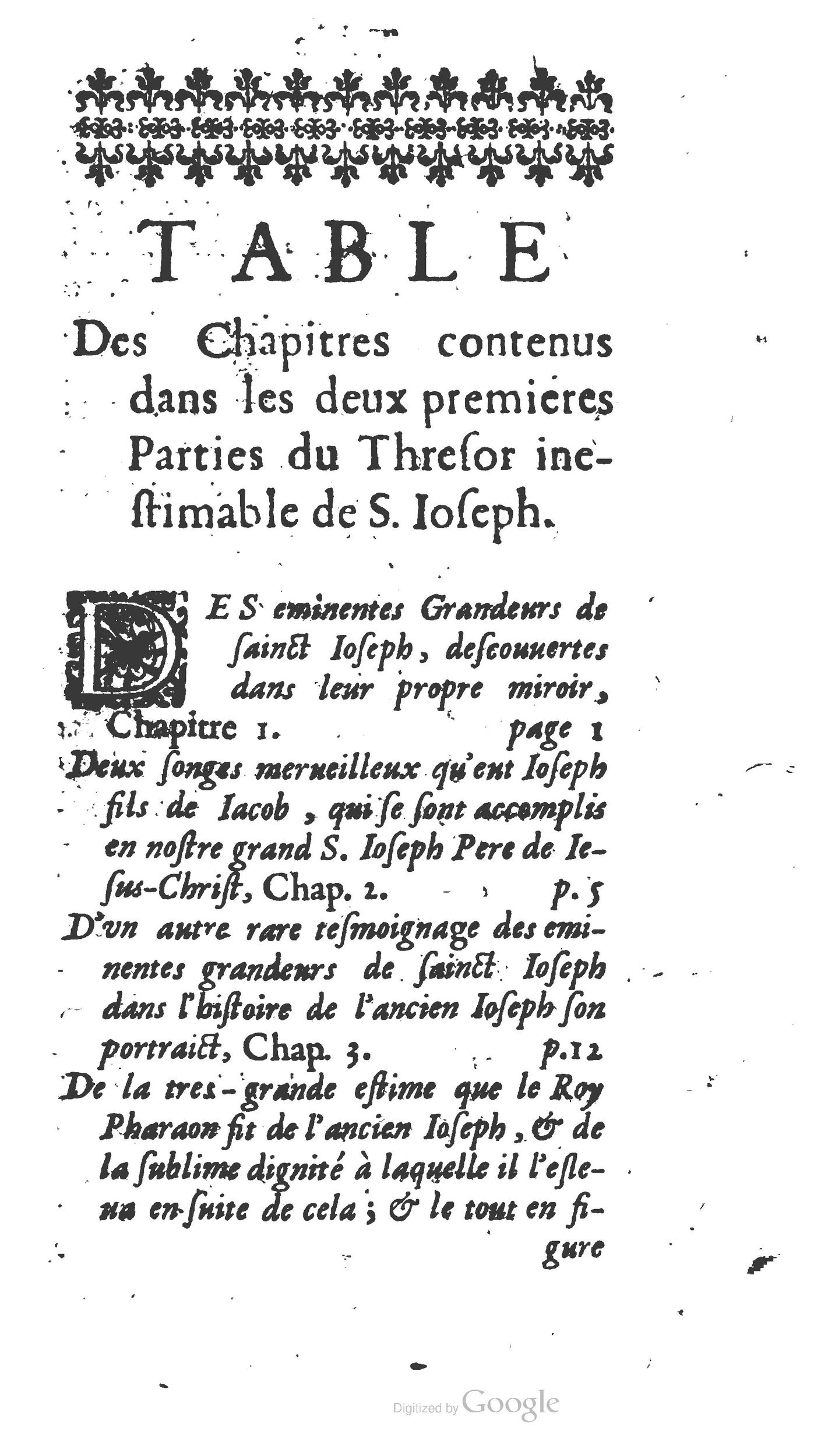 1654 - Antoine Jullieron - Trésor inestimable de Saint-Joseph - BM Lyon 1654 - Antoine Jullieron - Trésor inestimable de Saint-Joseph - BM Lyon