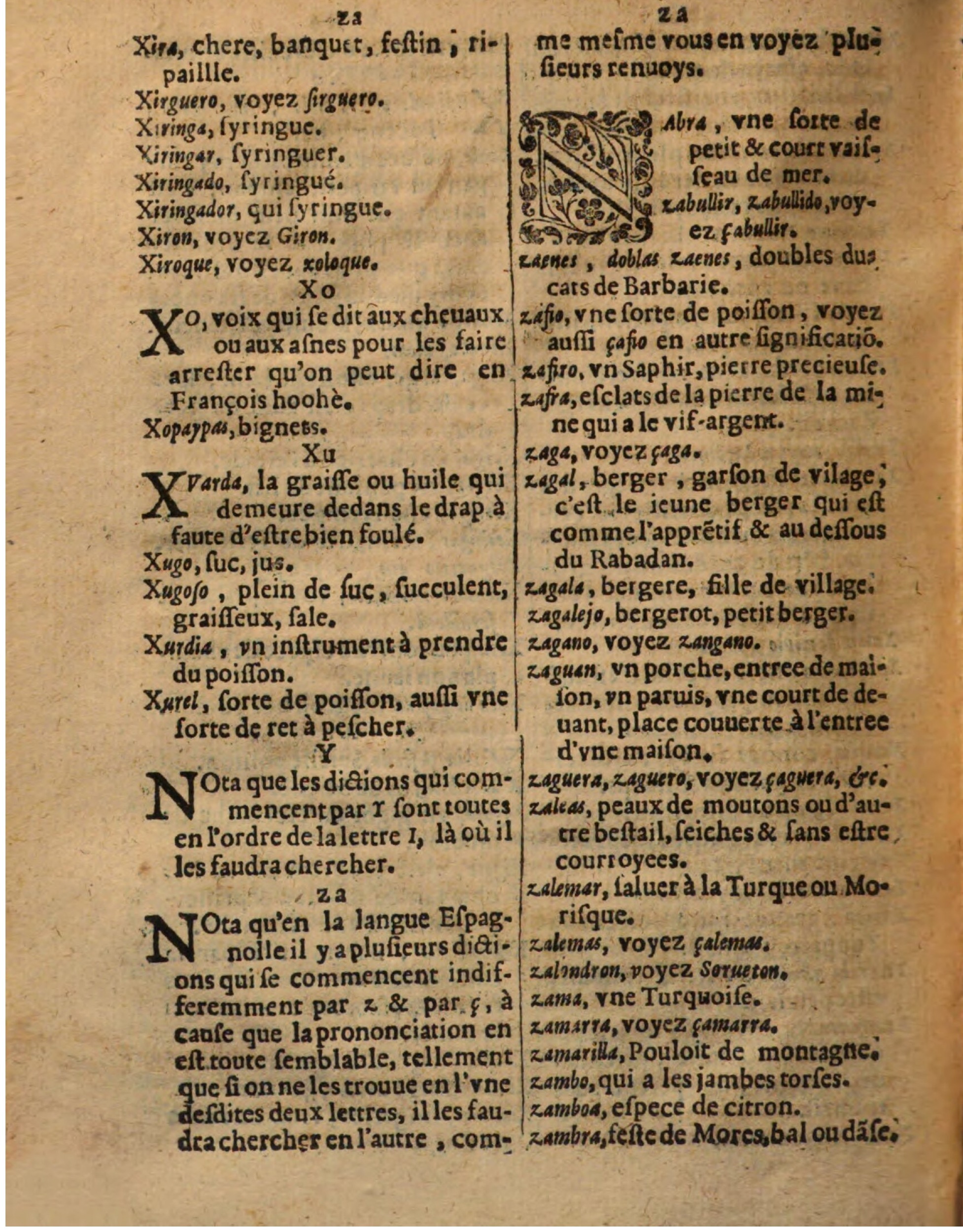 1625 - Hubert Antoine - Trésor des deux langues espagnole et française - Augsbourg