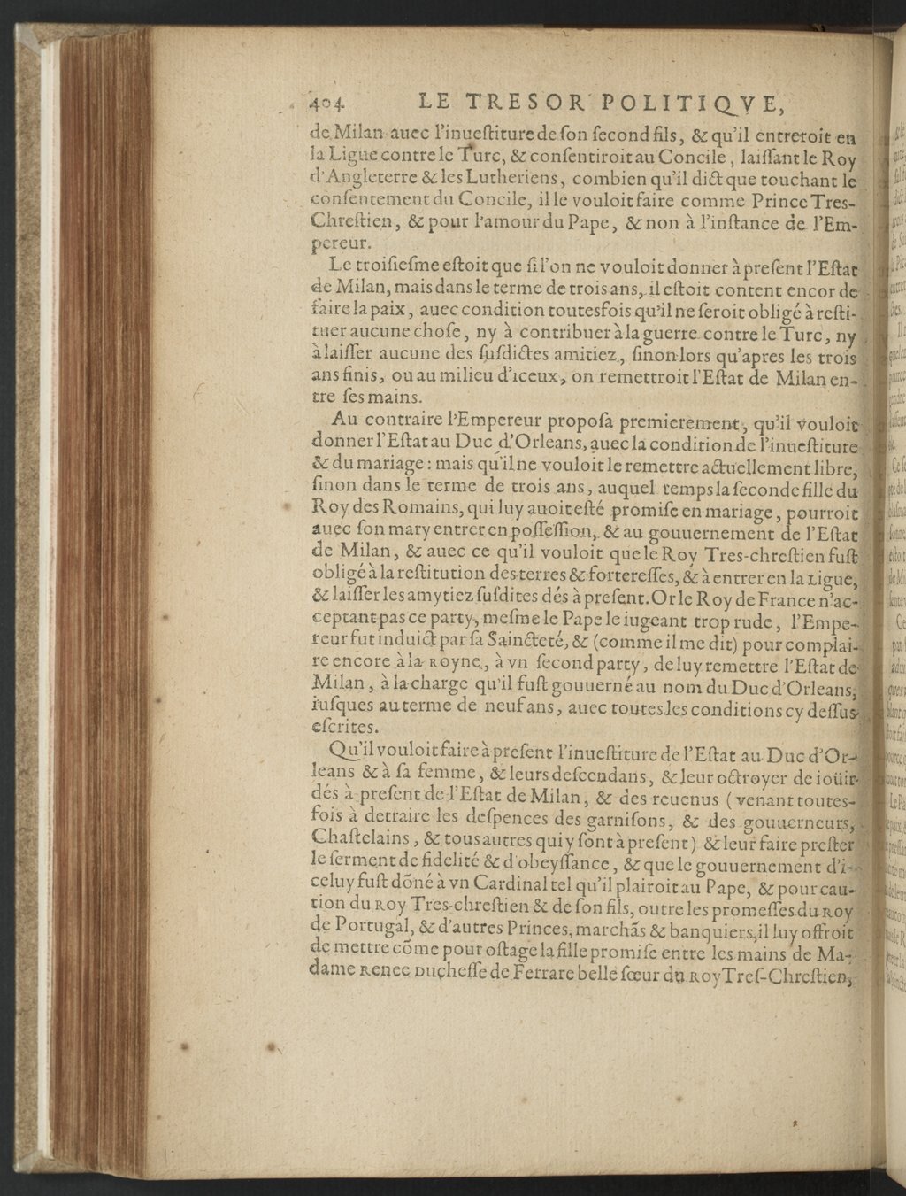 1608 - Nicolas Du Fossé - Trésor politique - BnF Tolbiac