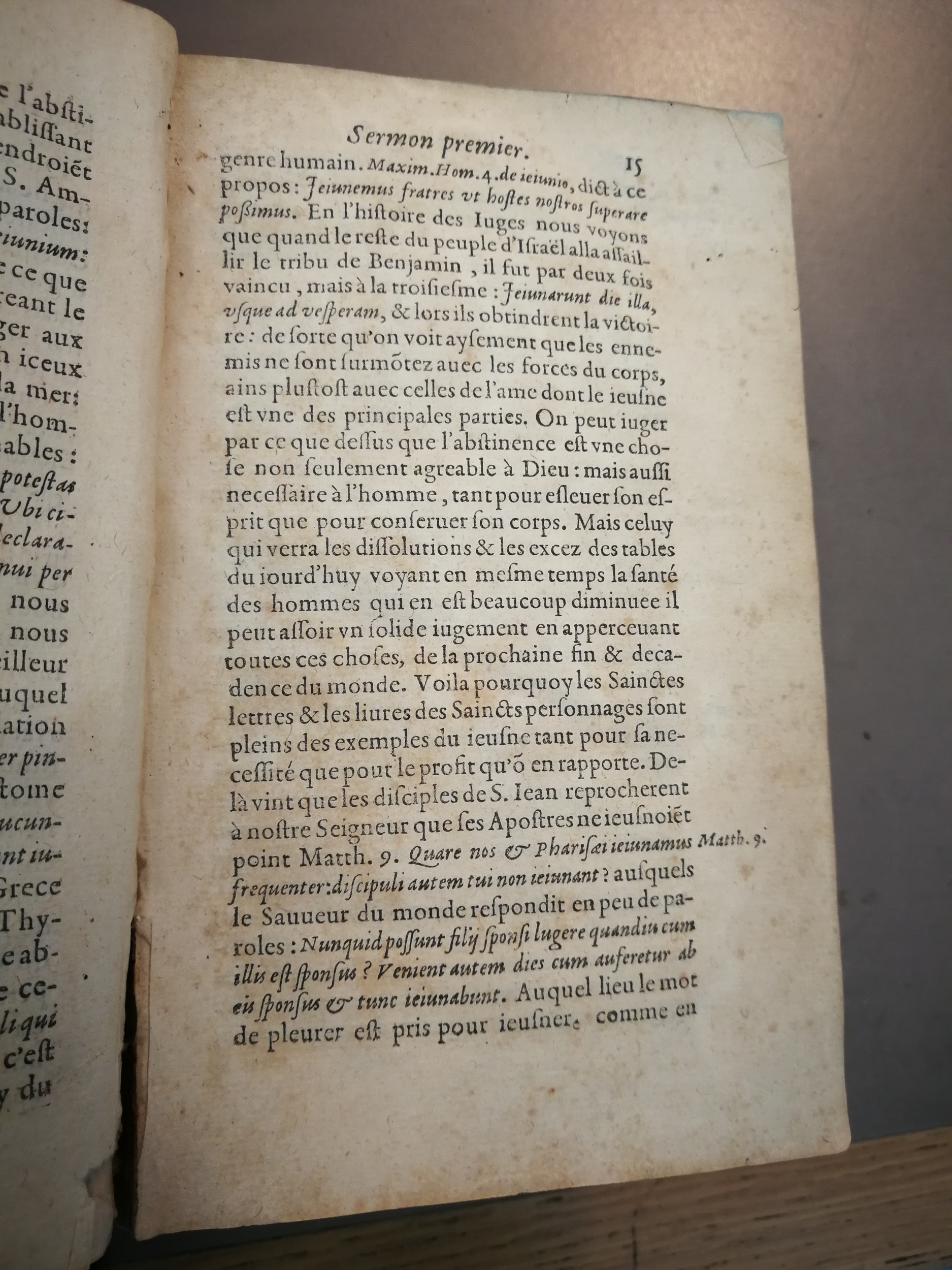 1607 - Nicolas Du Fossé - Trésor quadragésimal - BM Marseille