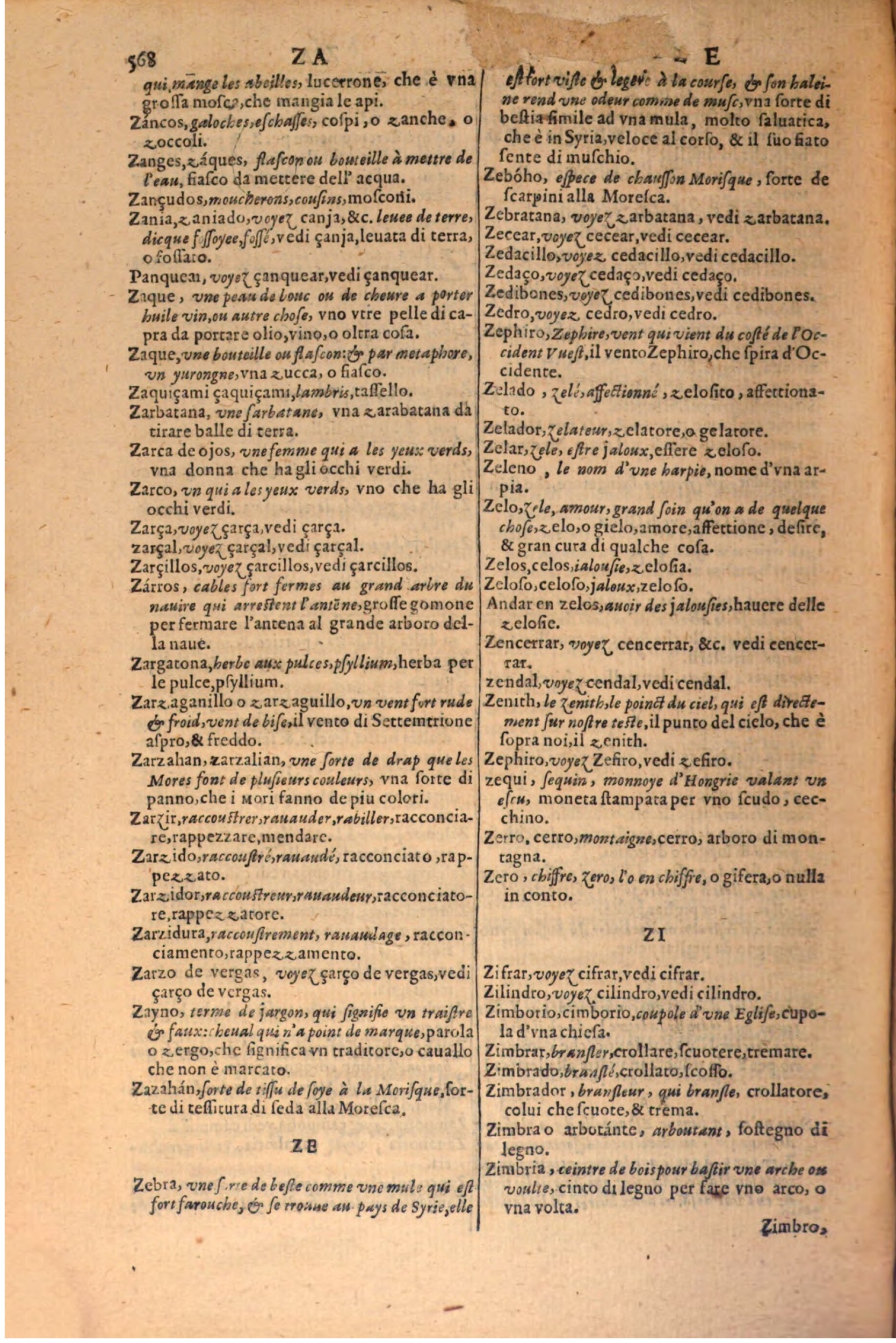 1606 - Samuel Crespin - Thresor des trois langues, francoise, italiene et espagnolle - BSB Munich 1606 - Samuel Crespin - Thresor des trois langues, francoise, italiene et espagnolle - BSB Munich