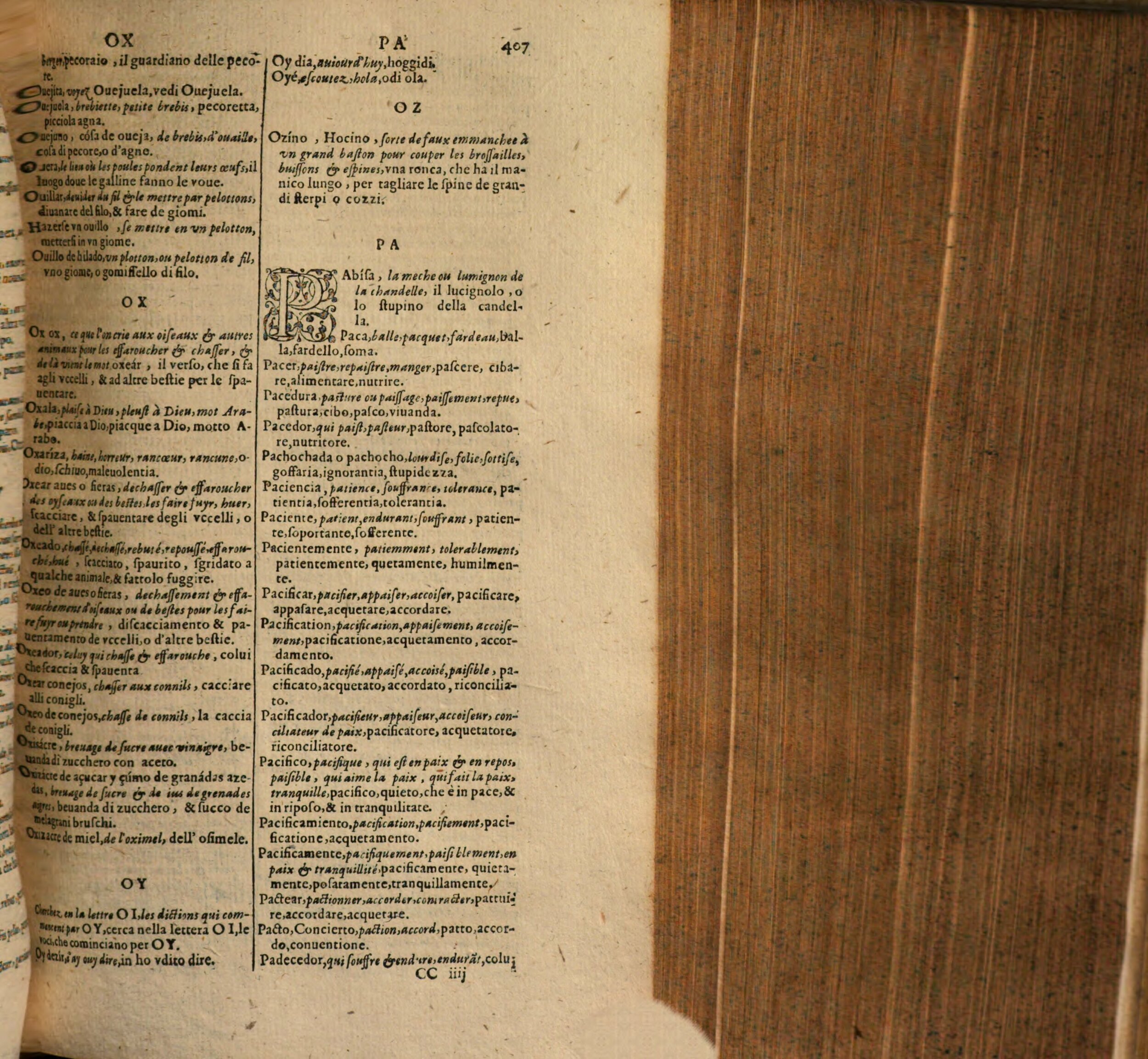1617 - Samuel Crespin - Trésor des trois langues espagnole, française et italienne (Première partie) - Regensburg