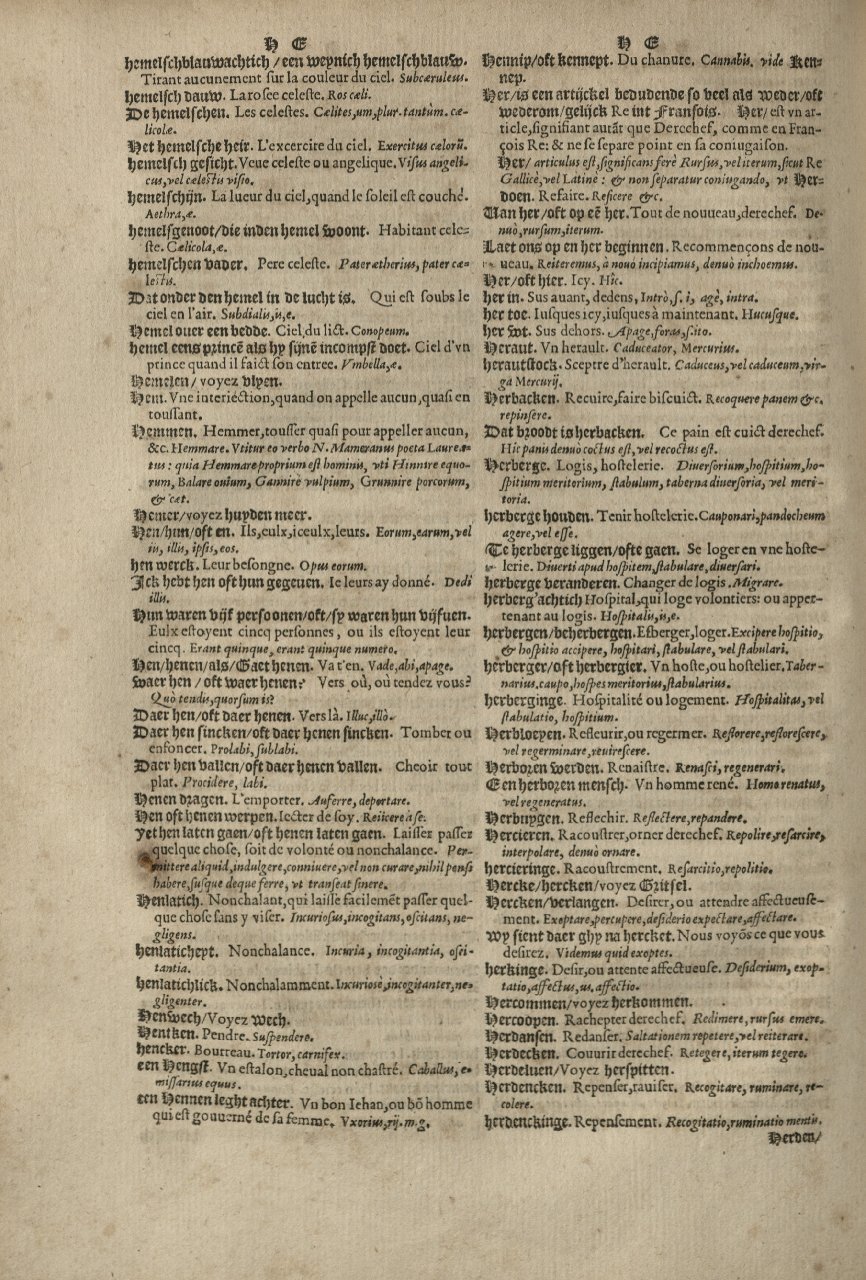 1573 - Christophe Plantin - Trésor du langage bas-allemand - Greifswald 1573 - Christophe Plantin - Trésor du langage bas-allemand - Greifswald
