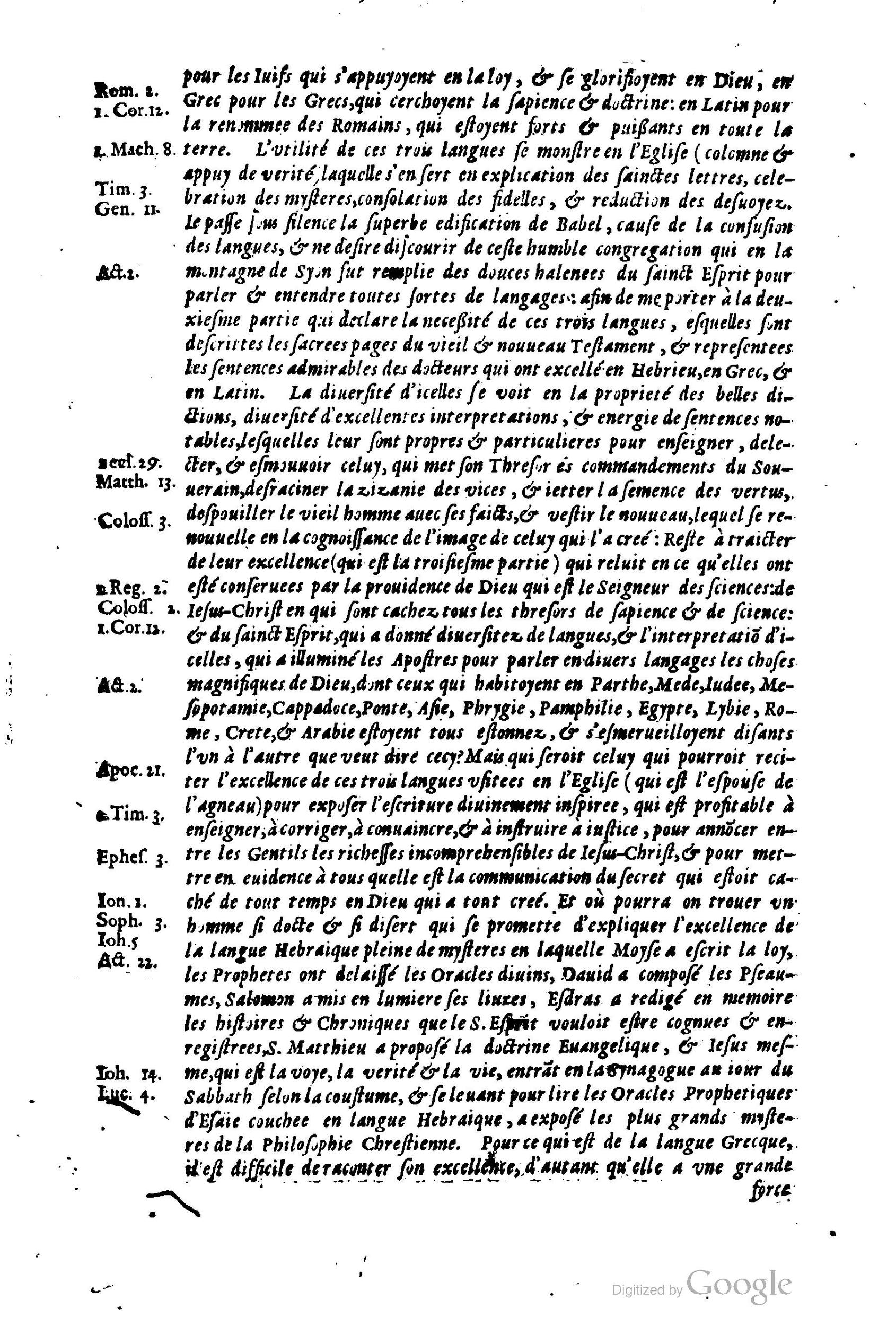 1619 - SHC - Trésor de l’histoire des langues de cet univers - BCU Lausanne