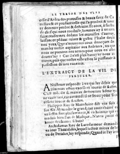 1574 - Benoît Rigaud - Trésor des vies de Plutarque - Avignon