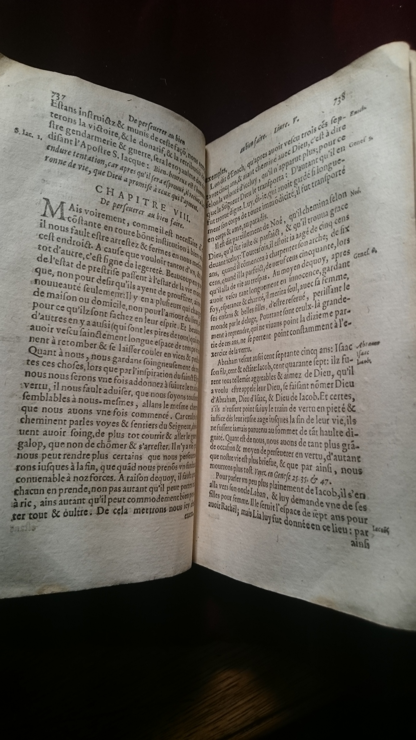 1596 - Jean Bogart - Trésor des faits et dits mémorables des hommes saints et illustres - BM Amiens
