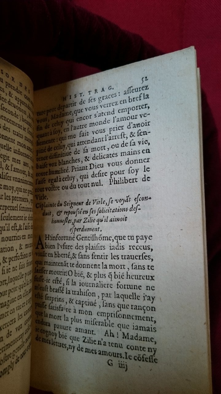 1581 - Pierre Le Voirier et Gervais Mallot - Trésor des histoires tragiques - BnF Richelieu